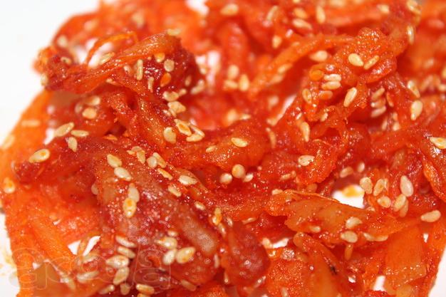 Кальмар  по-Шанхайски в кунжуте